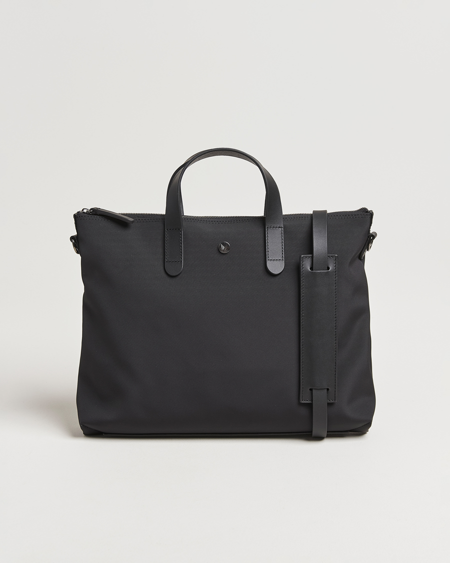 Herren | Taschen | Mismo | M/S Canvas Slim Brief Eclipse Black/Black