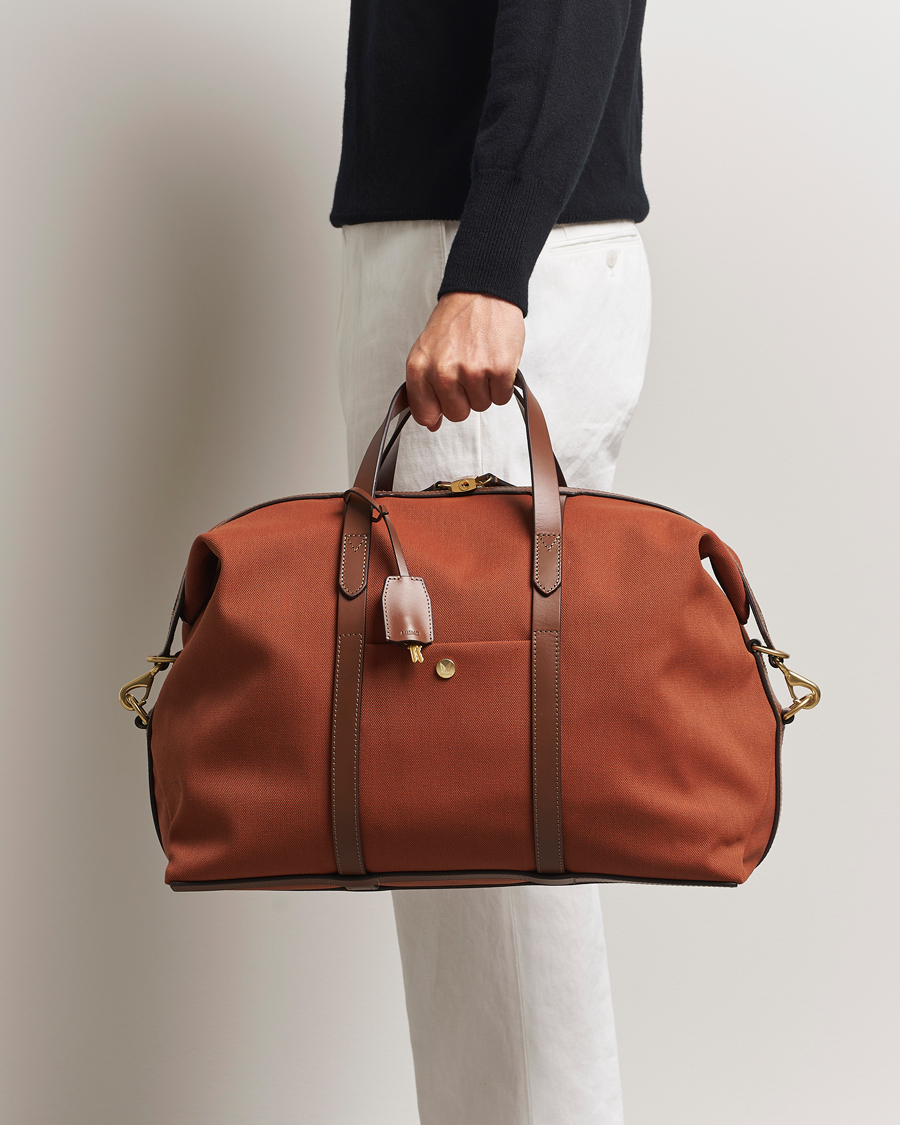 Herren | Mismo M/S Avail 48h Nylon Weekendbag Terracotta/Cuoio | Mismo | M/S Avail 48h Nylon Weekendbag Terracotta/Cuoio