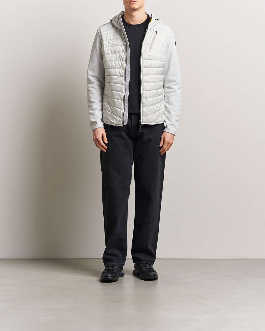 Herren | Jacken | Parajumpers | Nolan Mesh Hooded Hybrid Ghiaccio