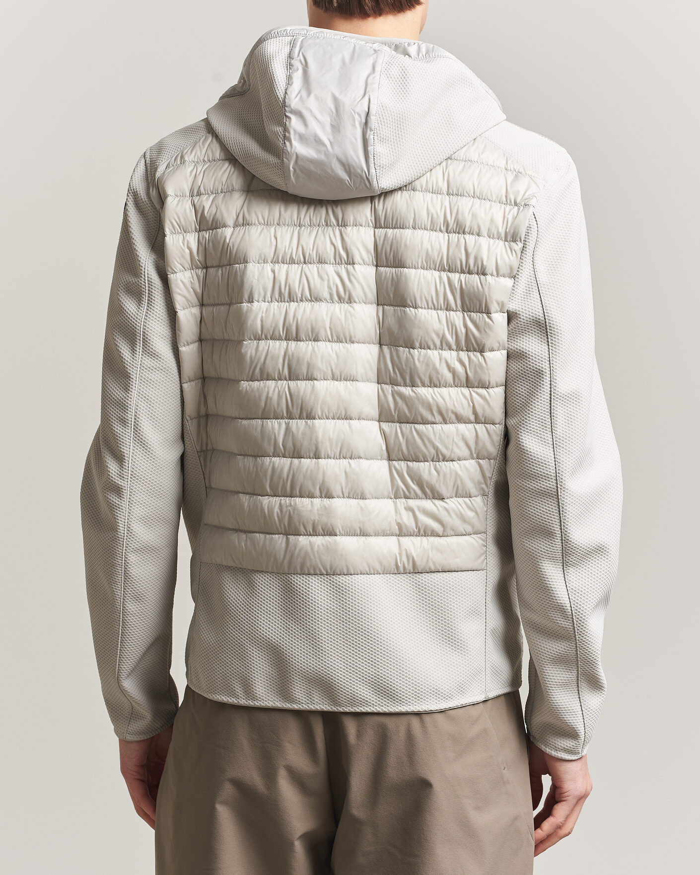 Herren | Jacken | Parajumpers | Nolan Mesh Hooded Hybrid Ghiaccio