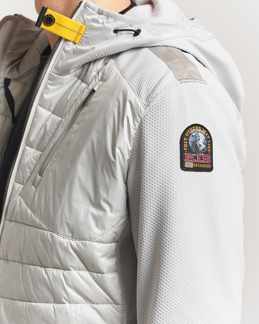 Herren | Jacken | Parajumpers | Nolan Mesh Hooded Hybrid Ghiaccio