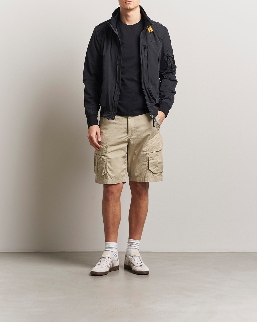 Herren | Shorts | Parajumpers | Edmund Garment Dyed Twill Cargo Shorts Asparagus