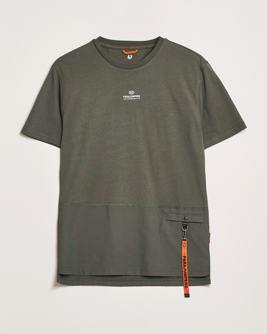 Herren | T-Shirts | Parajumpers | Clint Rescue T-Shirt Kombu Green