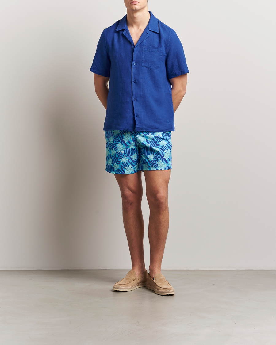 Herren | Hemden | Vilebrequin | Charli Resort Short Sleeve Shirt Marrakech