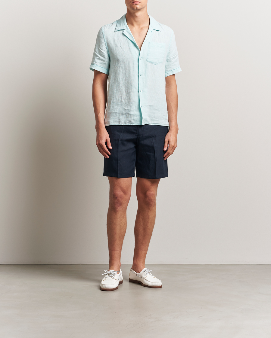 Herren | Hemden | Vilebrequin | Charli Resort Short Sleeve Shirt Pacific