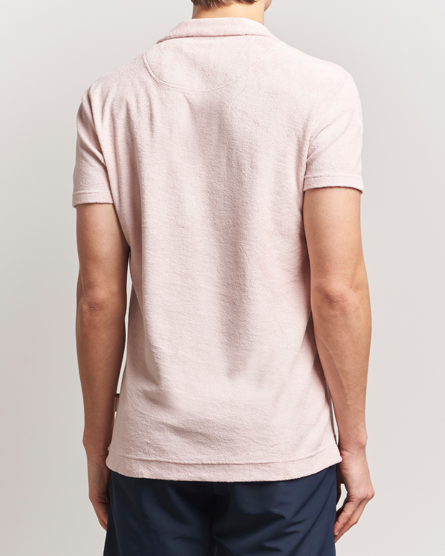 Herren | Poloshirts | Orlebar Brown | Terry Polo Pink Sand