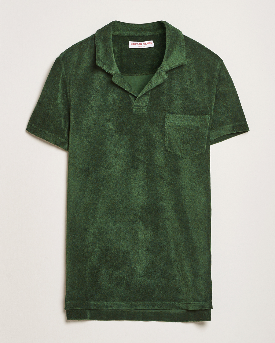 Herren | Poloshirts | Orlebar Brown | Terry Polo Amazonian Green