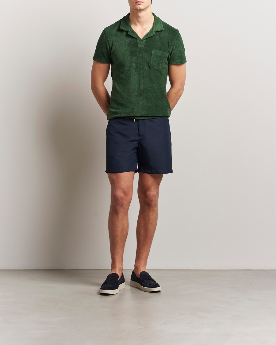 Herren | Poloshirts | Orlebar Brown | Terry Polo Amazonian Green