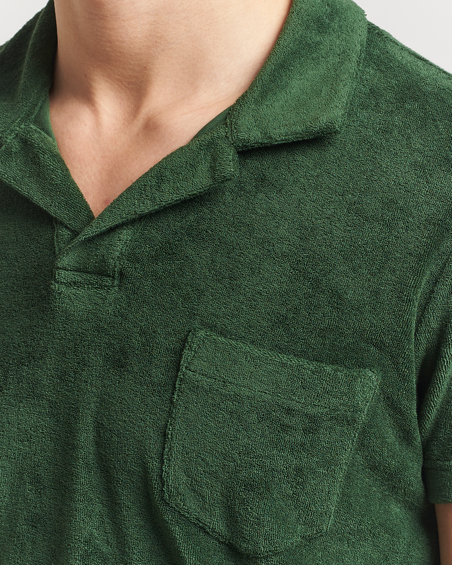Herren | Poloshirts | Orlebar Brown | Terry Polo Amazonian Green