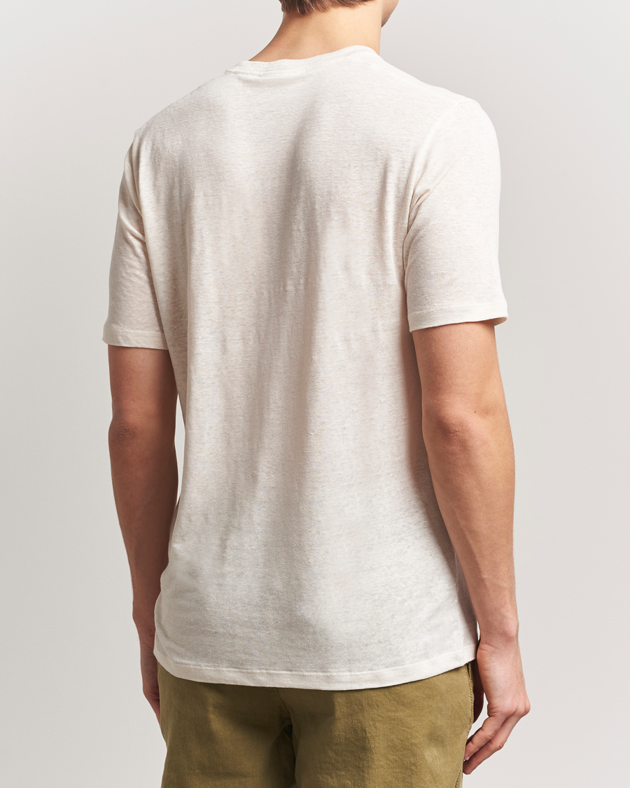 Herren | T-Shirts | Orlebar Brown | Standard Linen T-Shirt Latte