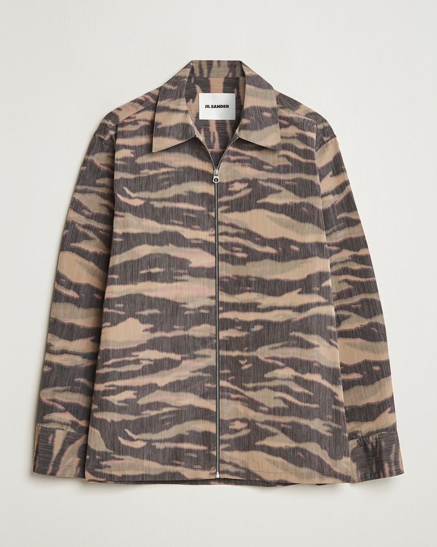 Herren | Hemden | Jil Sander | Zip Shirt Jacket Camouflage