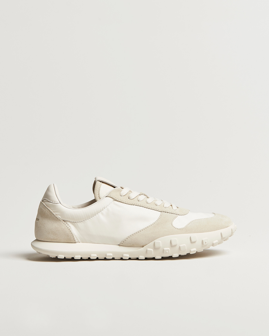 Herren | Jil Sander Nylon/Suede Running Sneaker Off White | Jil Sander | Nylon/Suede Running Sneaker Off White