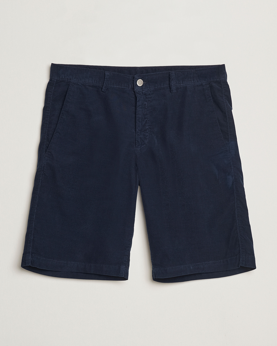 Herren | Shorts | Massimo Alba | Vela Baby Corduroy Shorts Navy