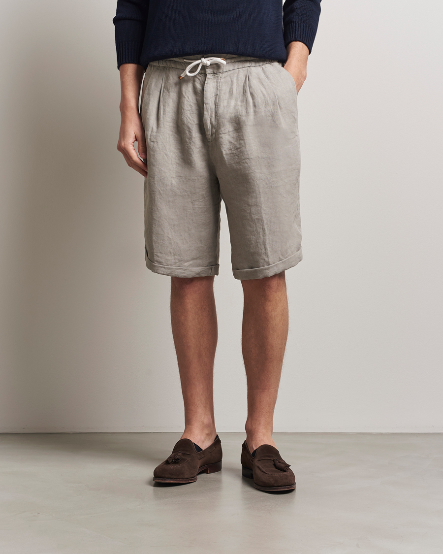 Herren | Shorts | Brunello Cucinelli | Drawstring Shorts Khaki