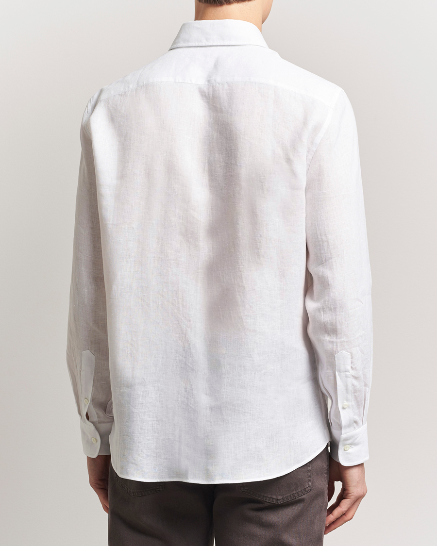 Herren | Hemden | Brunello Cucinelli | Easy Fit Linen Shirt White