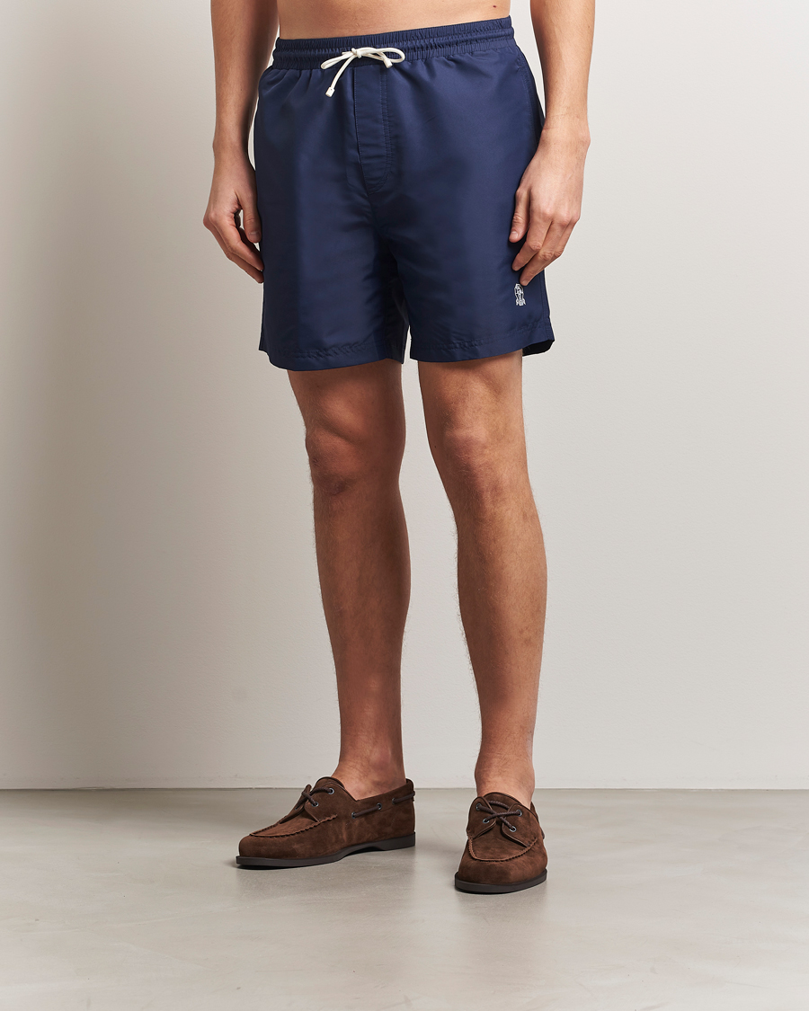 Herren | Badehosen | Brunello Cucinelli | Nylon Swim Trunks Navy