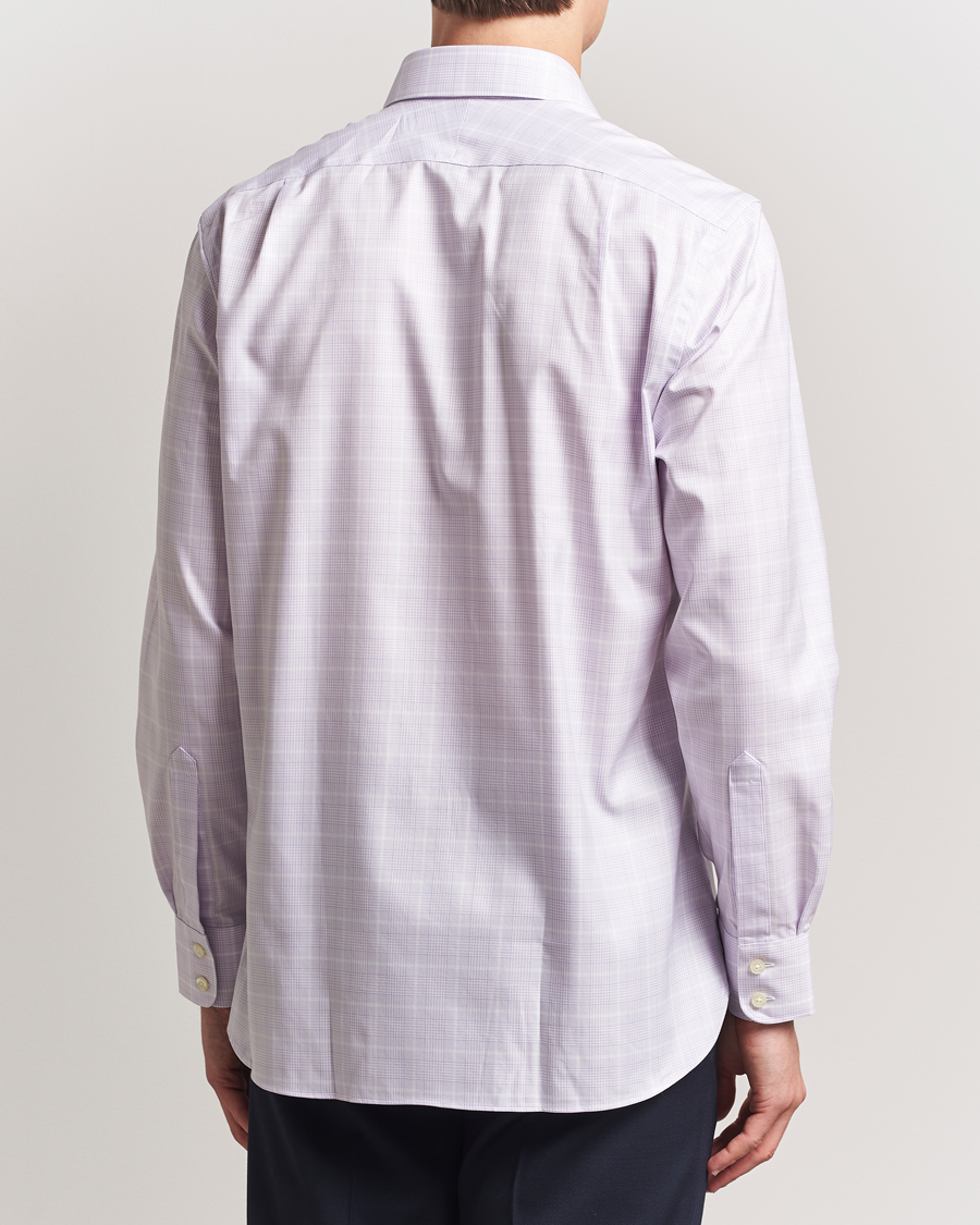 Herren | Hemden | Charles Tyrwhitt | Egyptian Cotton Pow Check Shirt Lavender