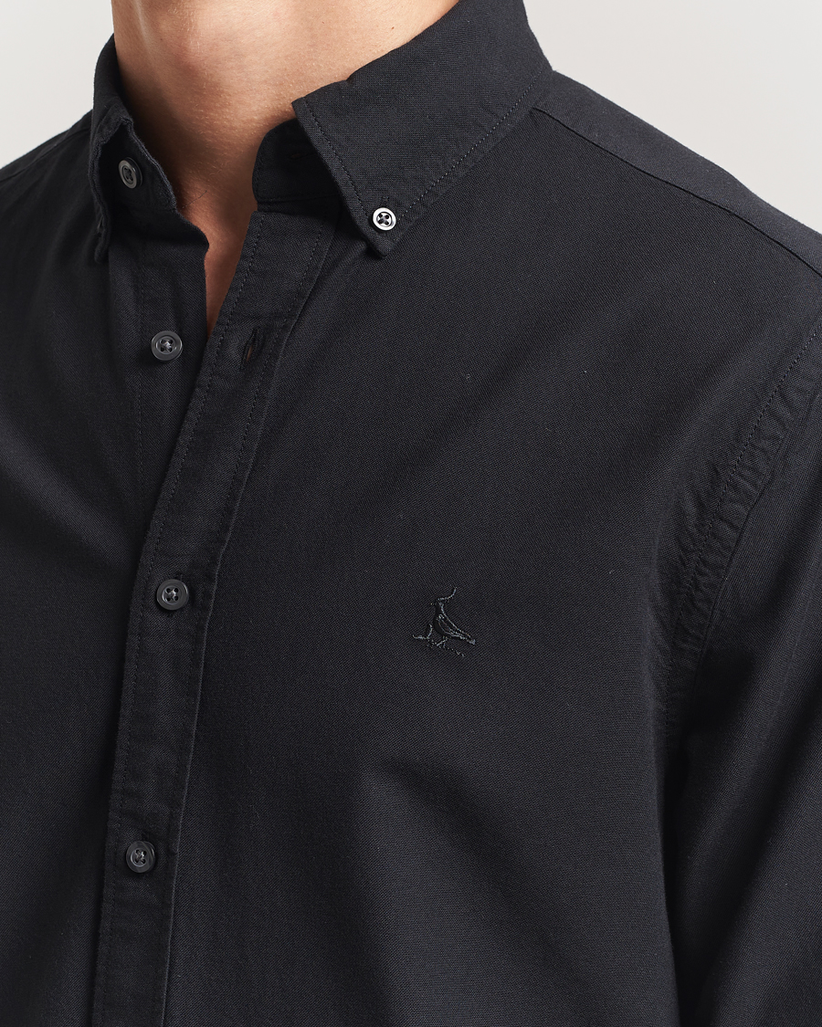 Herren | Hemden | Charles Tyrwhitt | Button Down Stretch Oxford Shirt Black