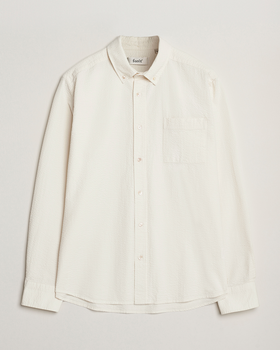 Herren | Hemden | Forét | Hornet Seersucker Shirt Cloud