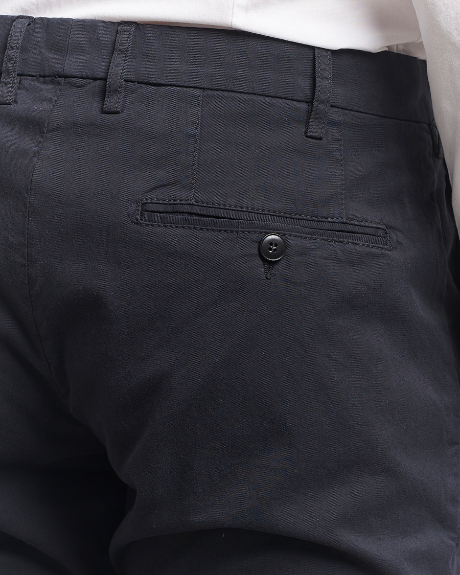 Herren | Hosen | Canali | Slim Fit Cotton Stretch Chinos Navy