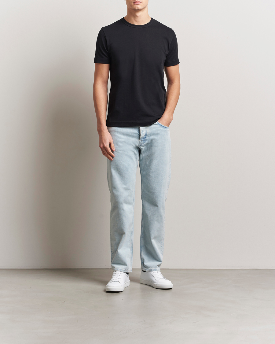 Herren | T-Shirts | Sunspel | Single Jersey Supima Cotton T-Shirt Black