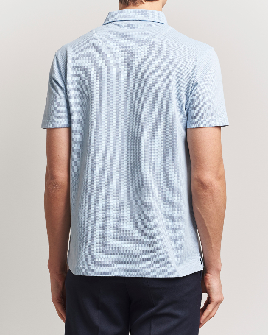 Herren | Poloshirts | Sunspel | Riviera Polo Shirt Blue Mist