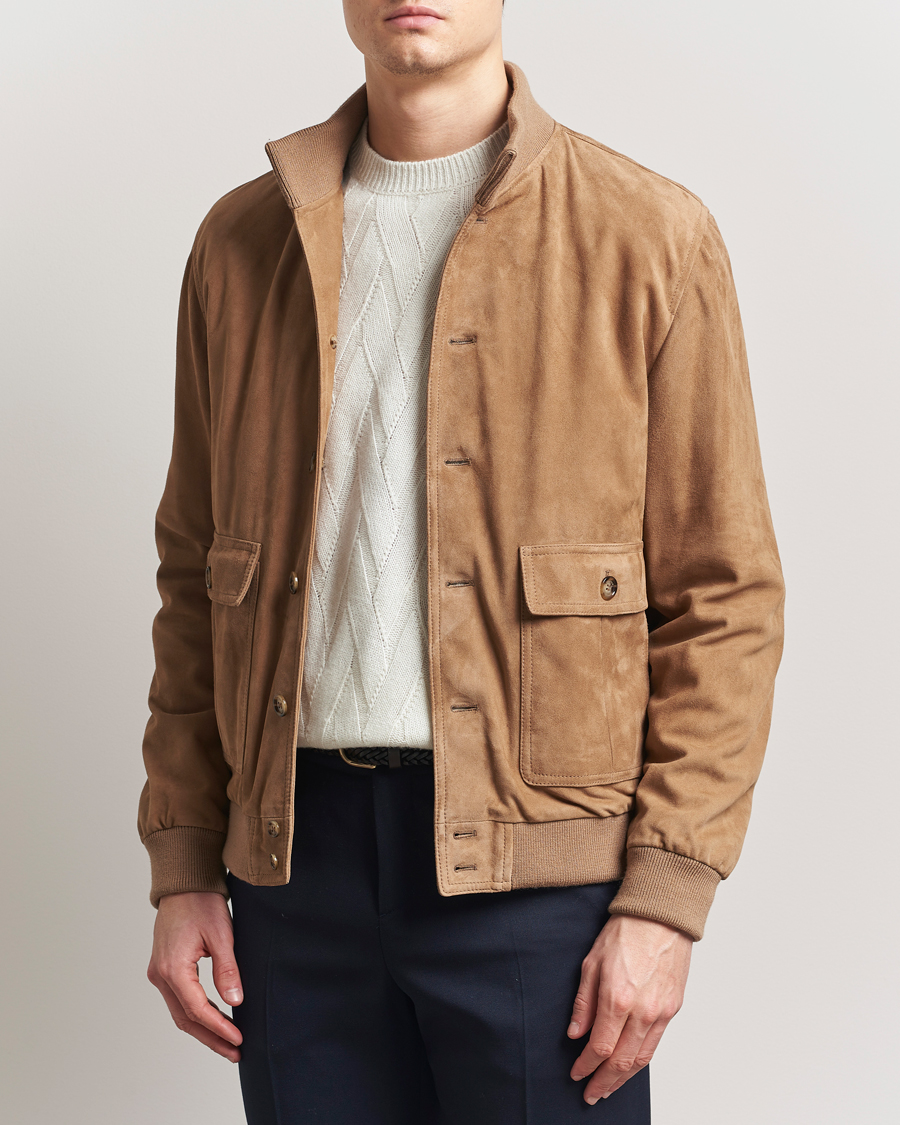 Herren | Jacken | Valstar | Valstarino Suede Jacket Arachide