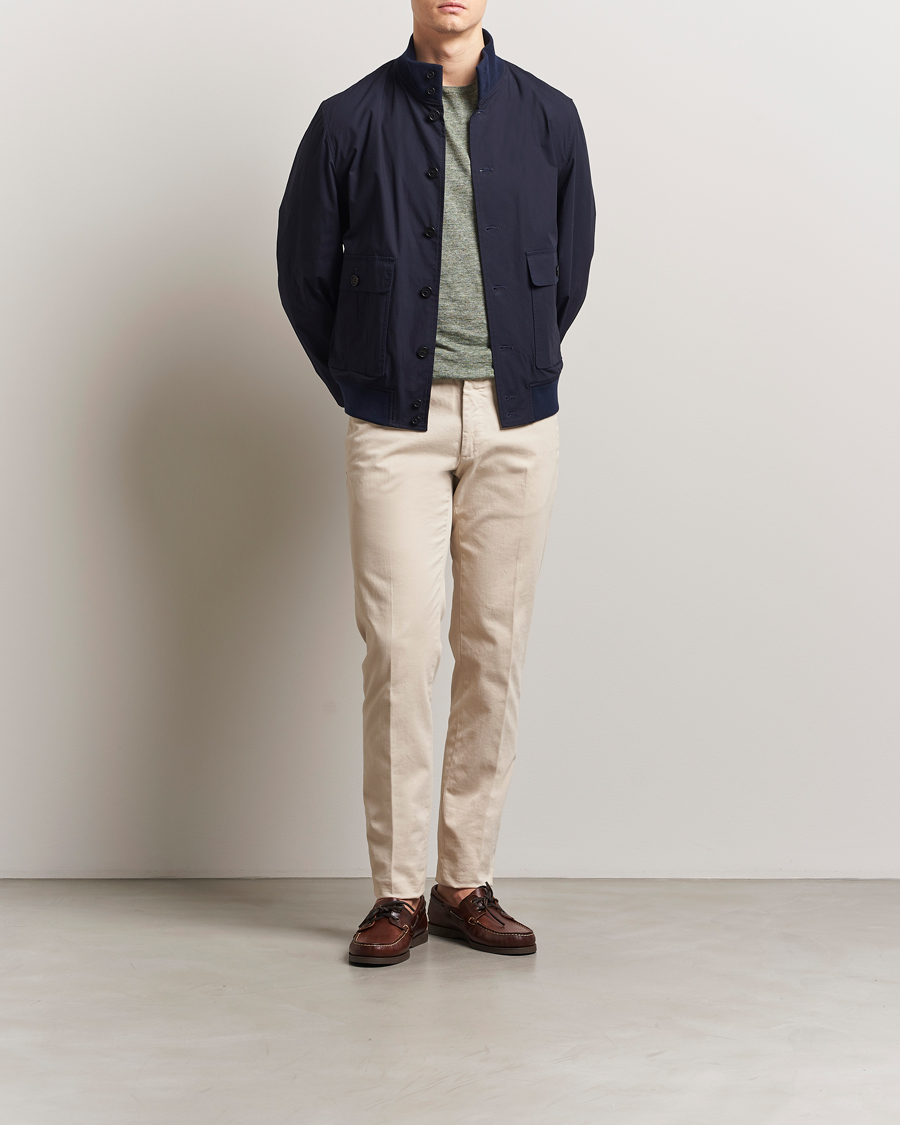 Herren | Jacken | Valstar | Valstarino Lightweight Cotton Jacket Navy