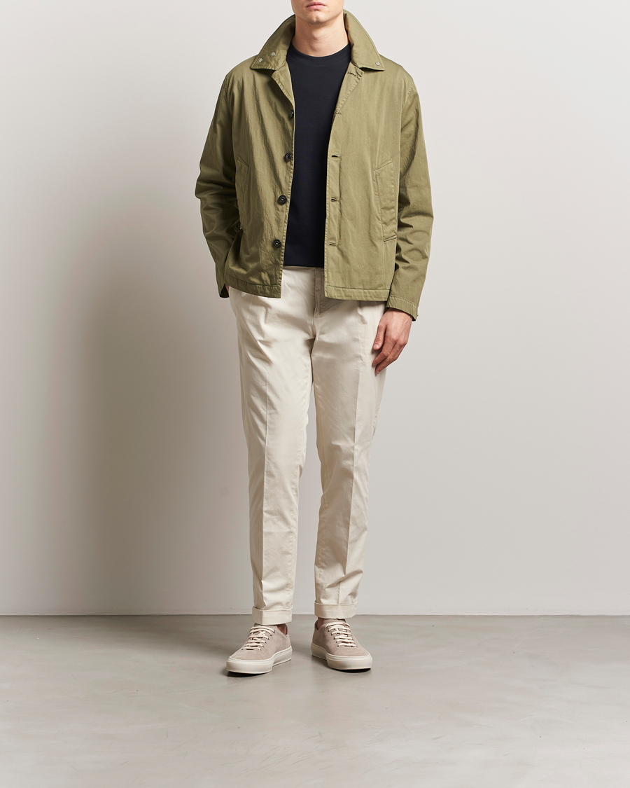 Herren | Jacken | Valstar | Garment Dyed Cotton Jacket Military Green