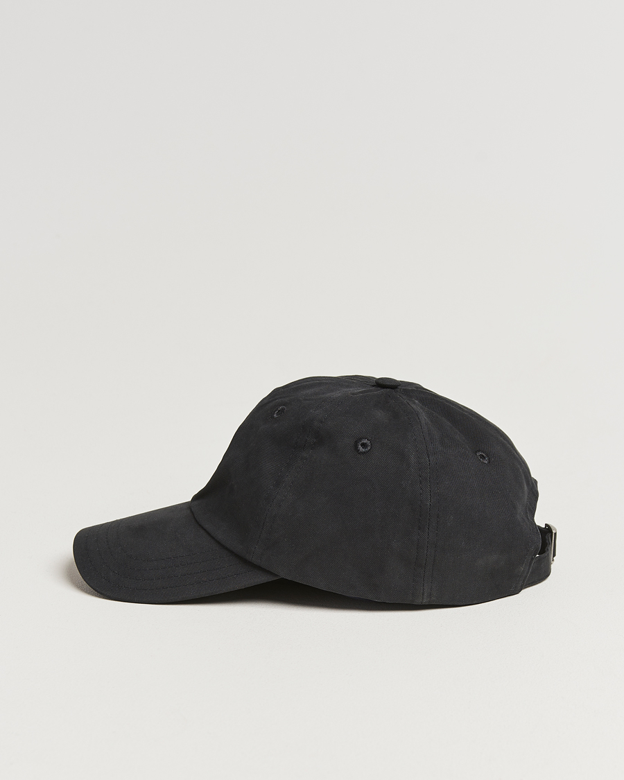 Herren | Drake's Flower Embroidered Cap Black | Drake's | Flower Embroidered Cap Black
