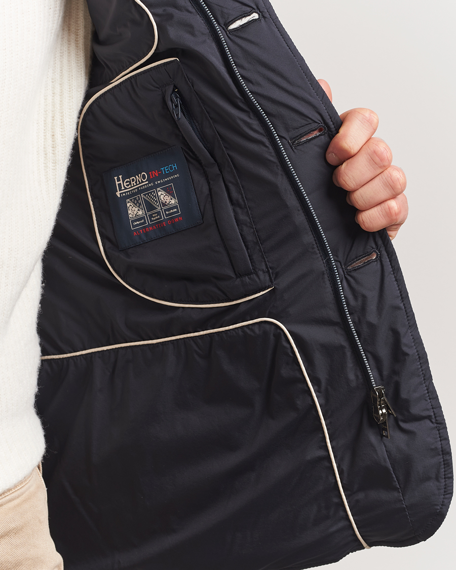 Herren | Jacken | Herno | Nuage Matt Nylon Blazer Navy