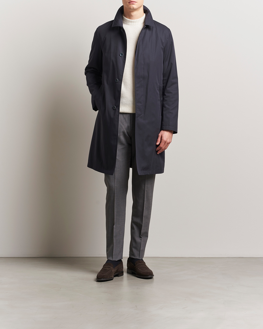 Herren | Jacken | Herno | Cotton Car Coat Navy
