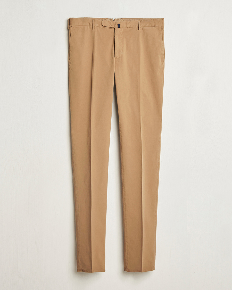 Herren | Hosen | Incotex | Slim Fit Comfort Chinos Beige