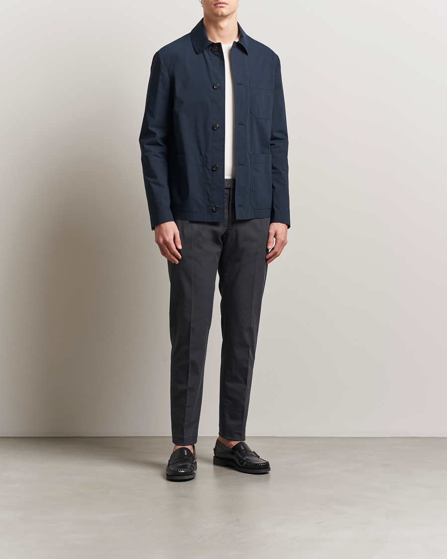 Herren | Hosen | Incotex | Slim Fit Comfort Chinos Dark Grey