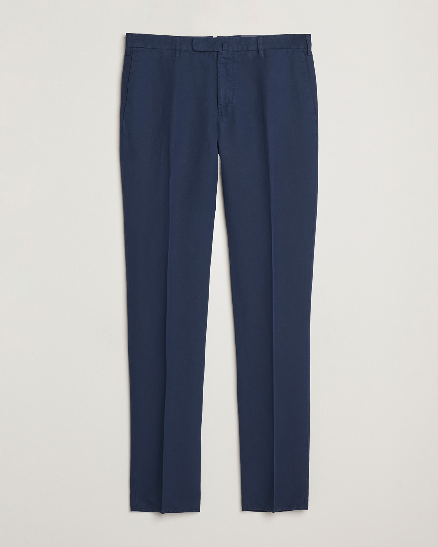 Herren | Hosen | Incotex | Slim Fit Chinolino Trousers Navy