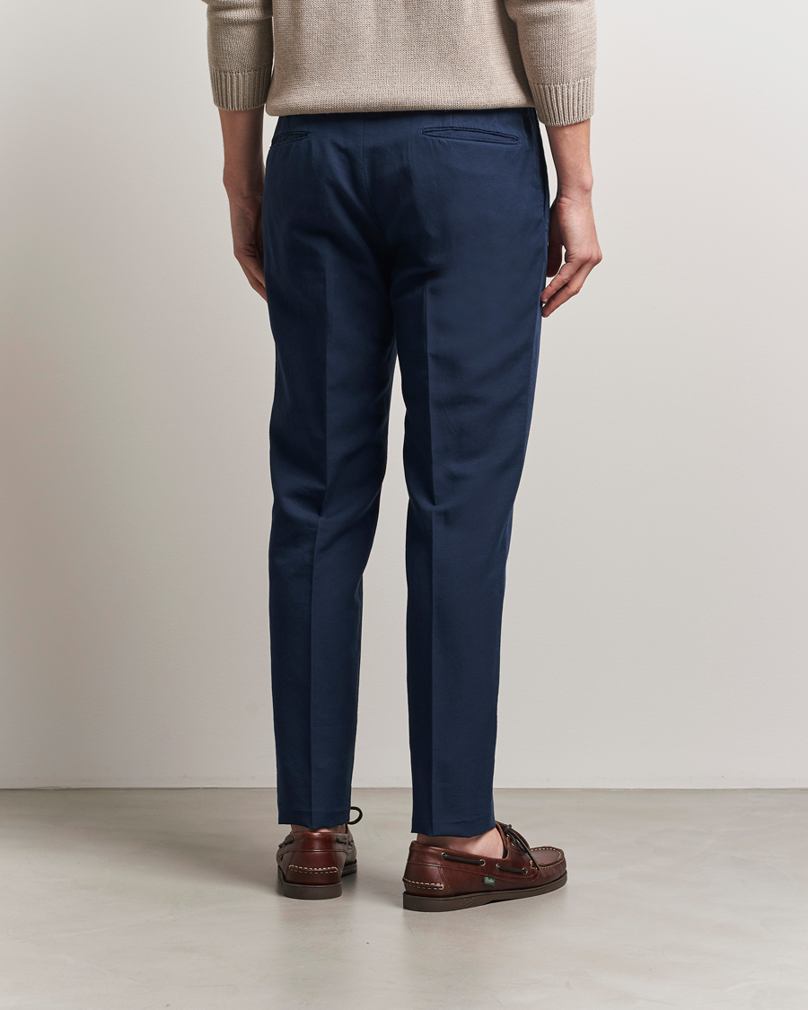 Herren | Hosen | Incotex | Slim Fit Chinolino Trousers Navy