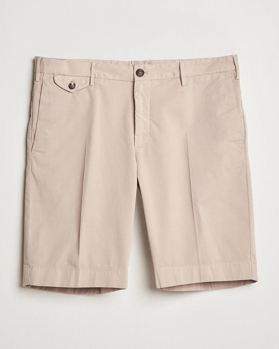 Herren | Shorts | Incotex | Cotton Comfort Shorts Light Beige