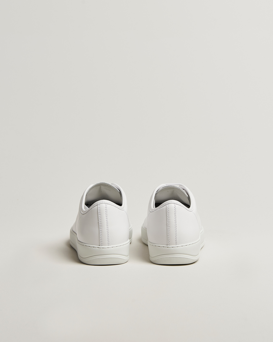 Herren | Lanvin Nappa Cap Toe Sneaker White | Lanvin | Nappa Cap Toe Sneaker White