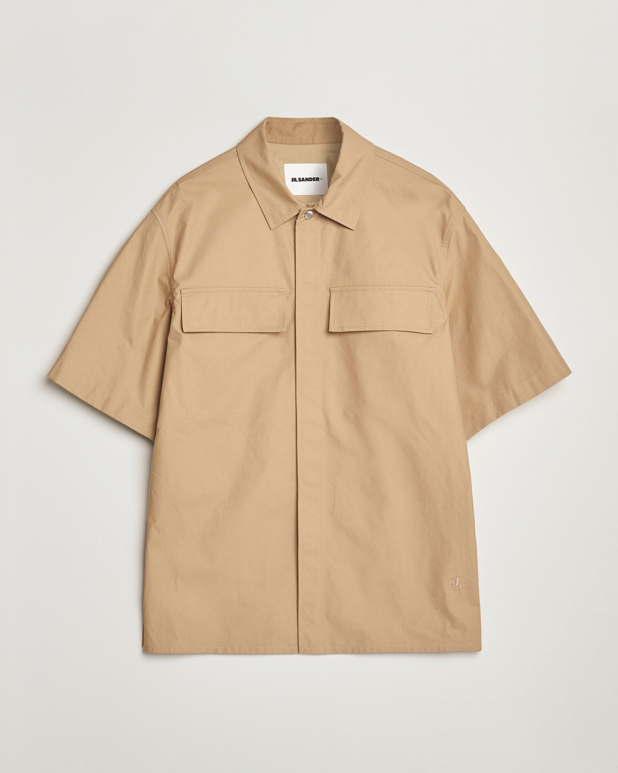 Herren | Hemden | Jil Sander | Short Sleeve Pocket Shirt Khaki
