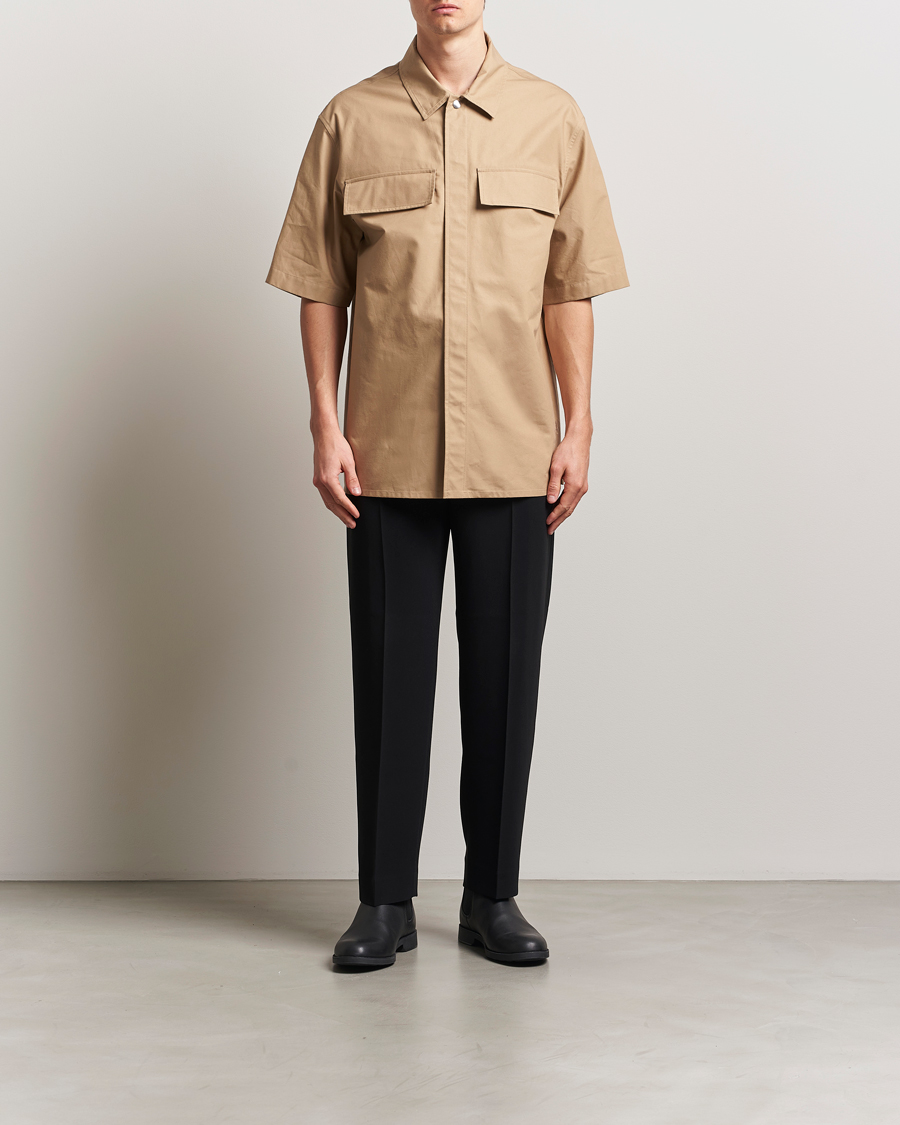 Herren | Hemden | Jil Sander | Short Sleeve Pocket Shirt Khaki