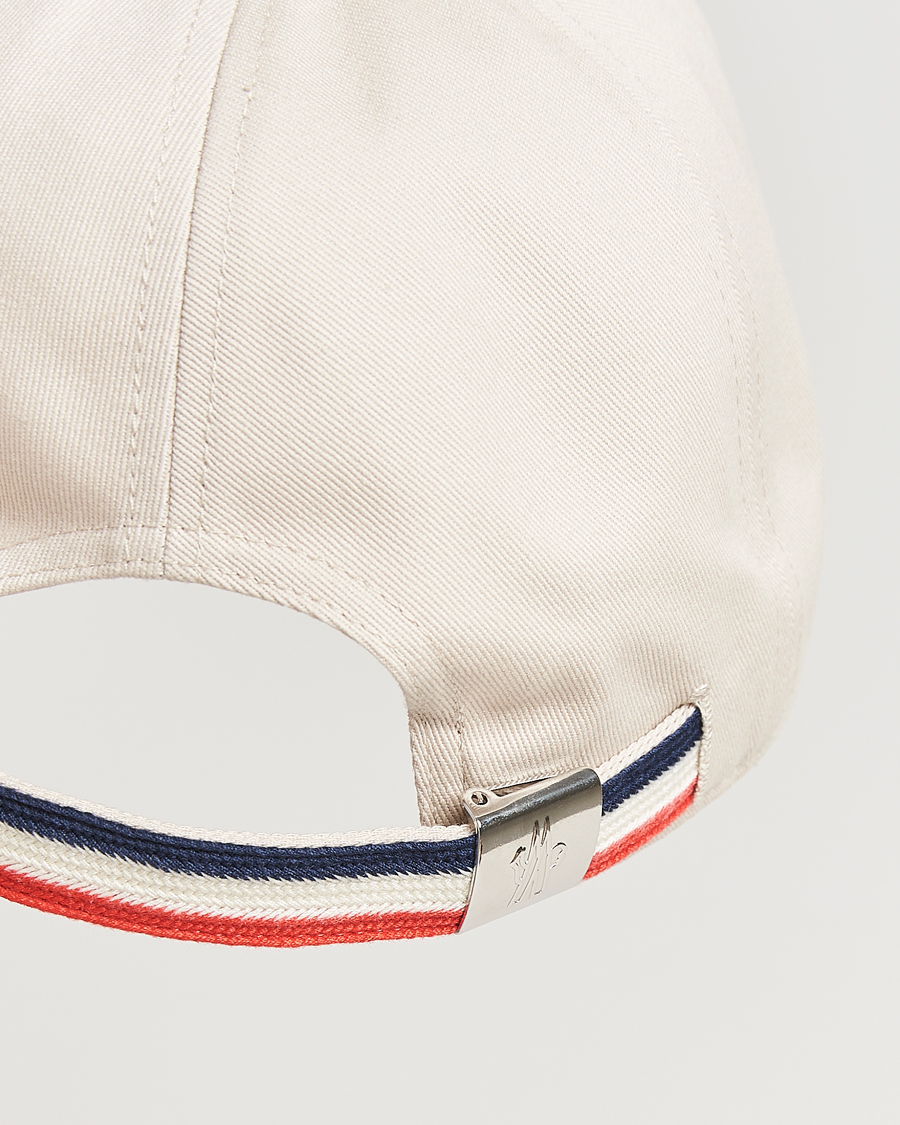 Herren | Moncler Tonal Logo Cap Beige | Moncler | Tonal Logo Cap Beige
