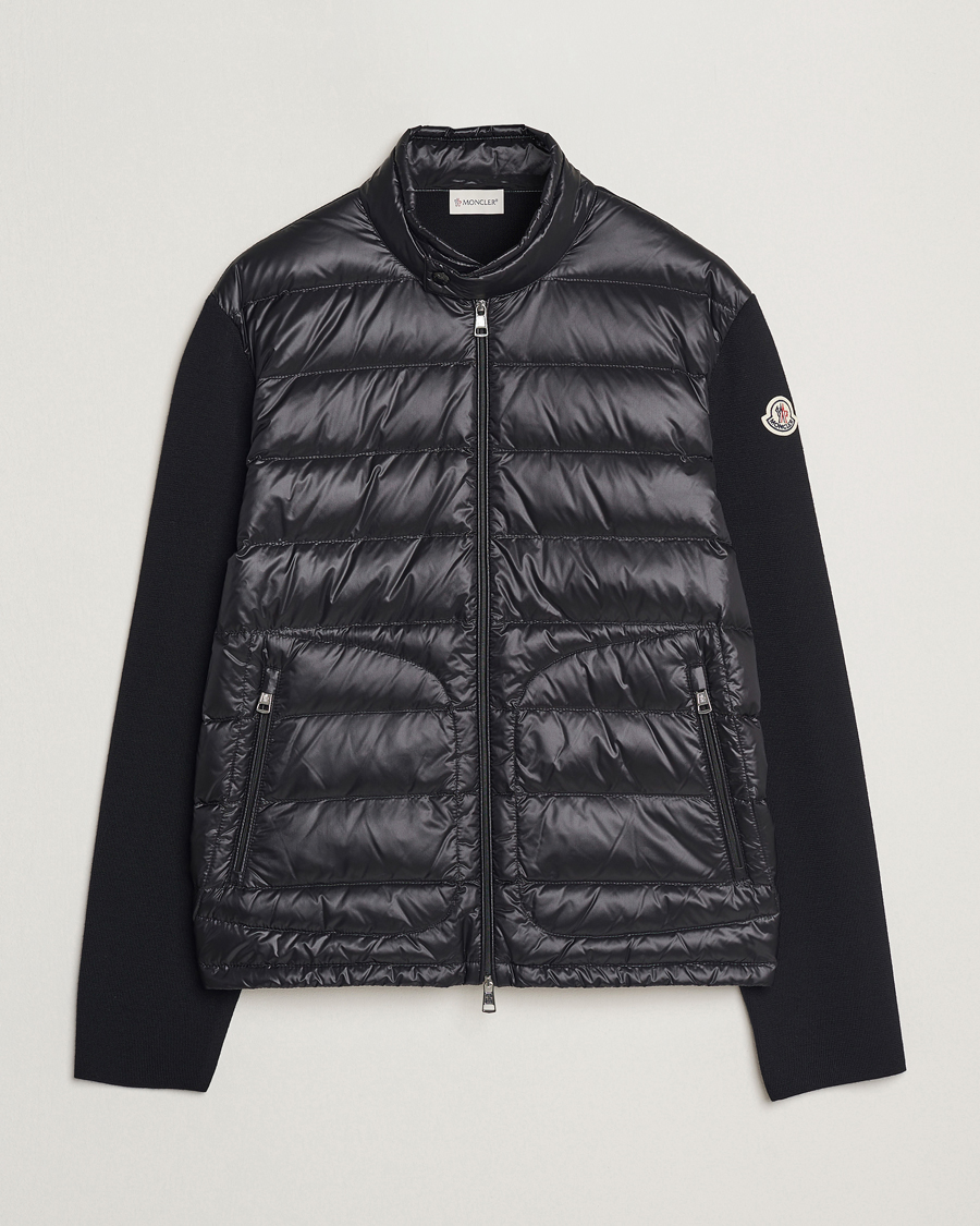 Herren | Pullover | Moncler | Hybrid Zip Cardigan Black