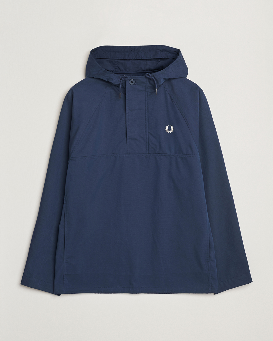 Herren | Jacken | Fred Perry | Smock Hooded Anorak Tennis Blue