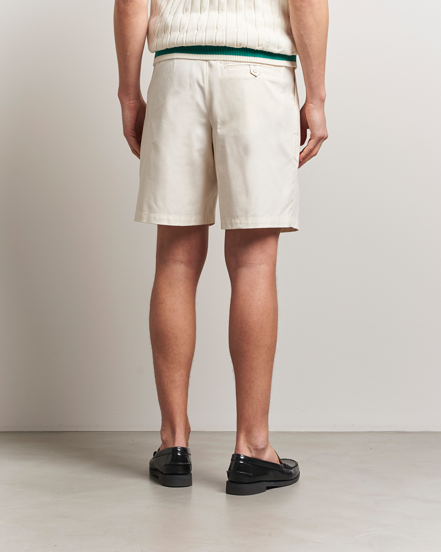 Herren | Shorts | Fred Perry | Twill Pleated Tennis Shorts Ecru