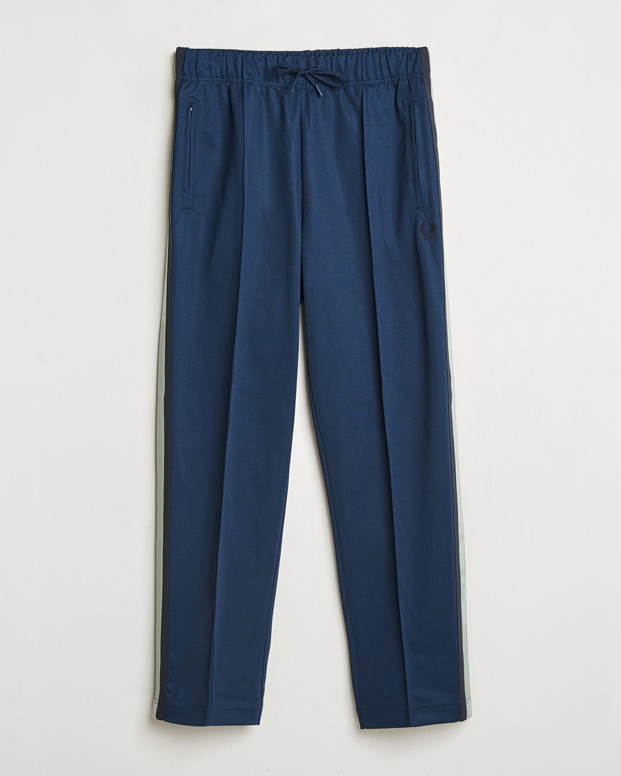 Herren | Hosen | Fred Perry | Two Color Taped Track Pants Tennis Blue