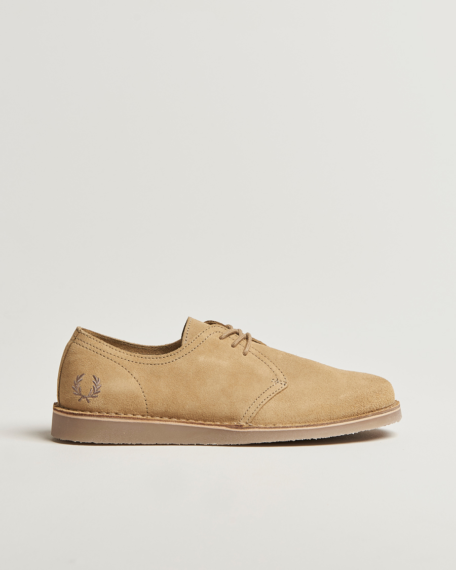 Herren | Fred Perry Linden Suede Derby Warm Stone | Fred Perry | Linden Suede Derby Warm Stone