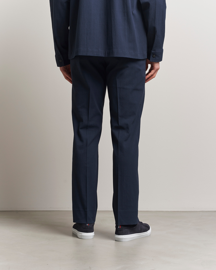 Herren | Hosen | J.Lindeberg | Dropper Seersucker Pants Navy