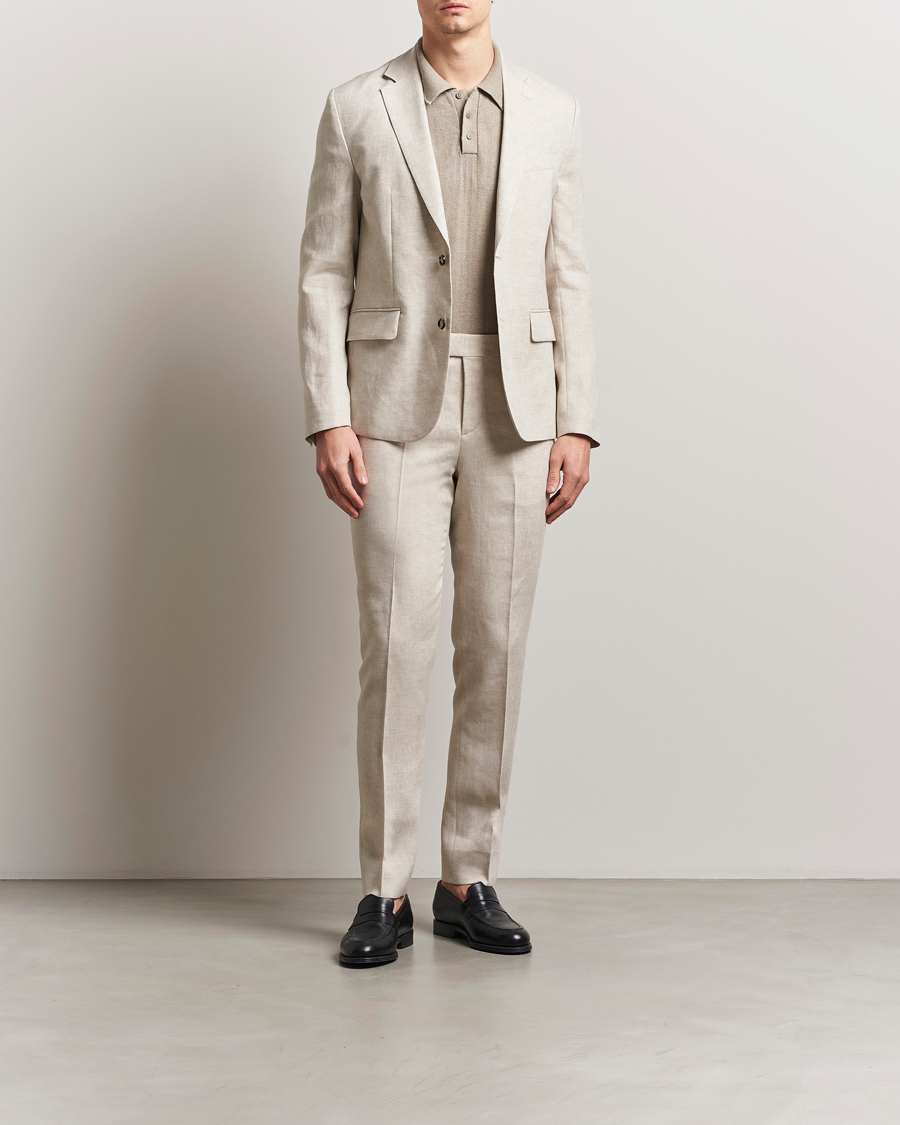 Herren | Hosen | J.Lindeberg | Grant Super Linen Pants Moonbeam