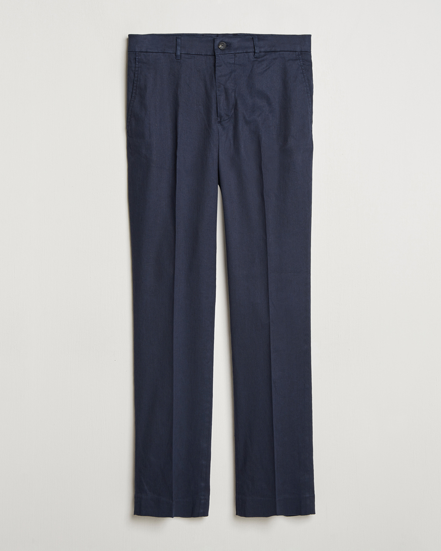 Herren | Hosen | J.Lindeberg | Lois Linen Stretch Pants Navy