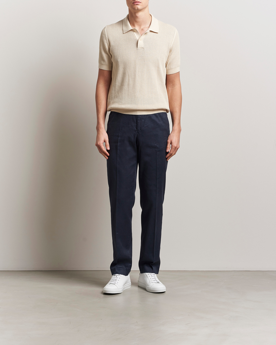 Herren | Hosen | J.Lindeberg | Lois Linen Stretch Pants Navy